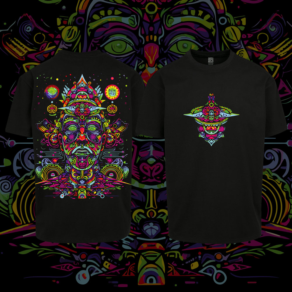 Unisex tričko Trippy warrior Výprodej 